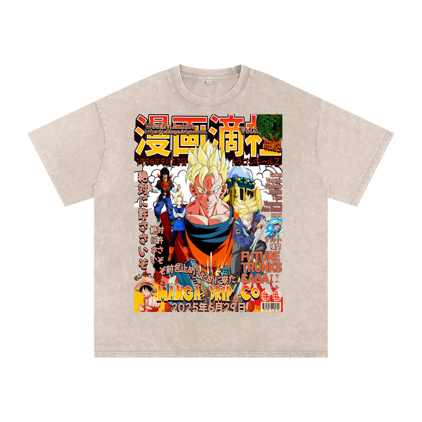 "Future Trunks Dragon Ball Z T-Shirt – Sword of Hope Graphic Tee | DBZ Anime Shirt for Saiyan Fans" - Manga Drip Co.