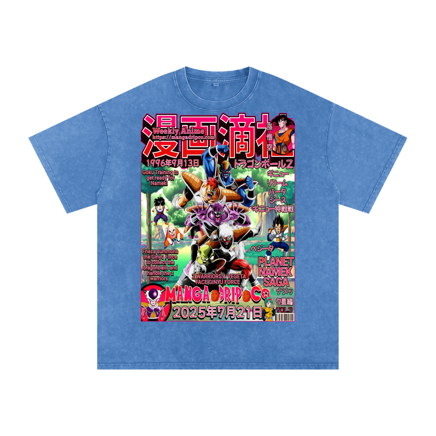 Ginyu Force Villain Squad Tee – Dragon Ball Z Animecore Streetwear Shirt - Manga Drip Co.