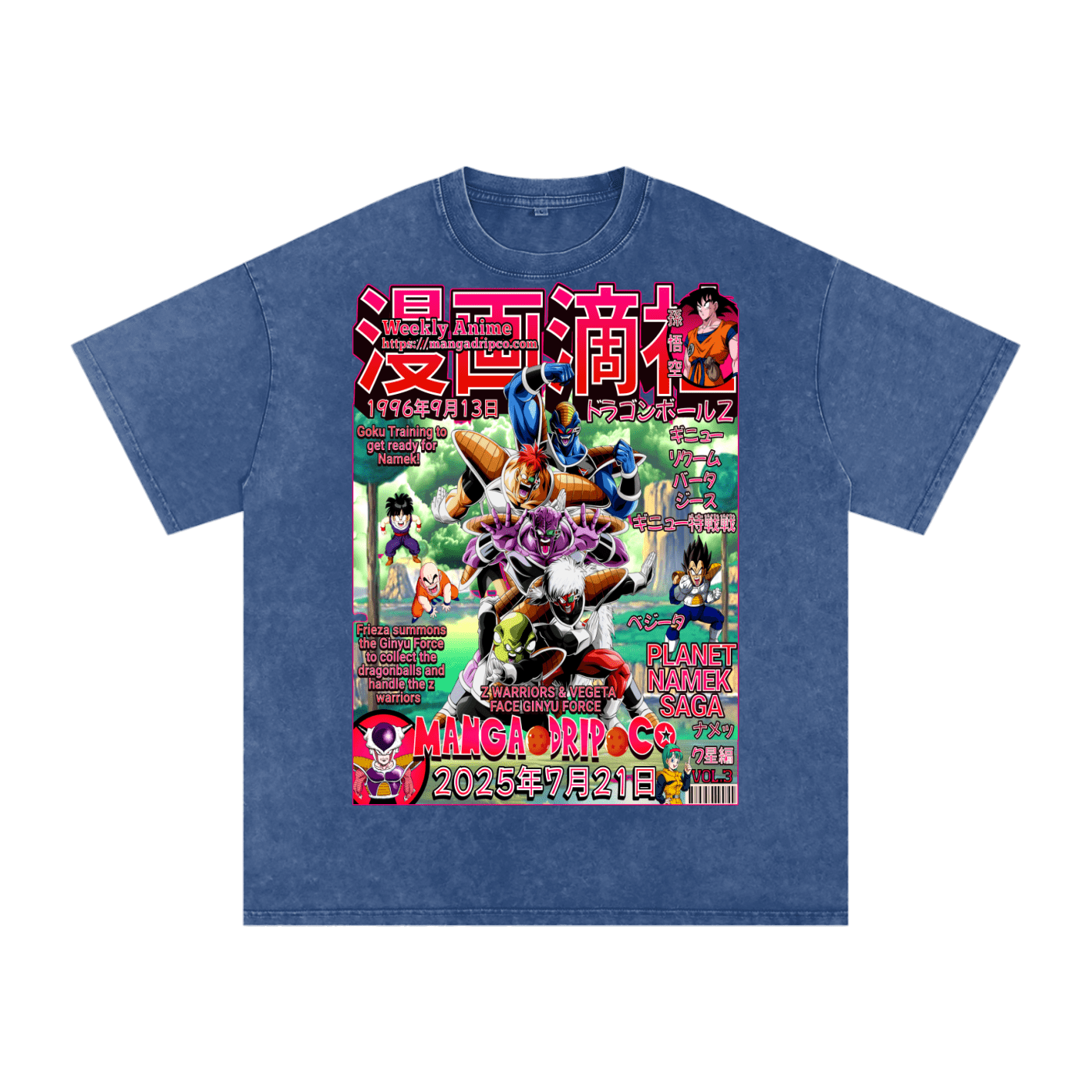 Ginyu Force Villain Squad Tee – Dragon Ball Z Animecore Streetwear Shirt - Manga Drip Co.