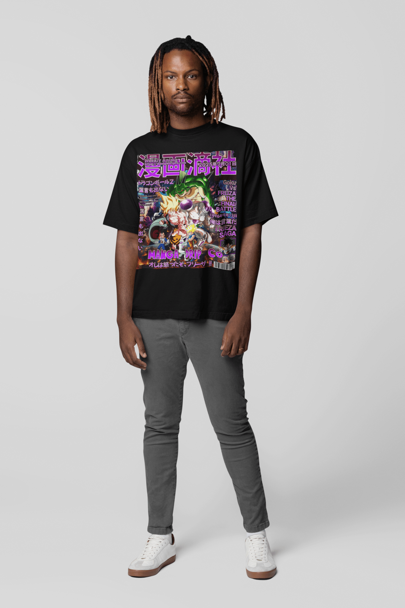 “Goku vs Frieza Heatwave Tee – DBZ Namek Saga Drop” - Manga Drip Co.