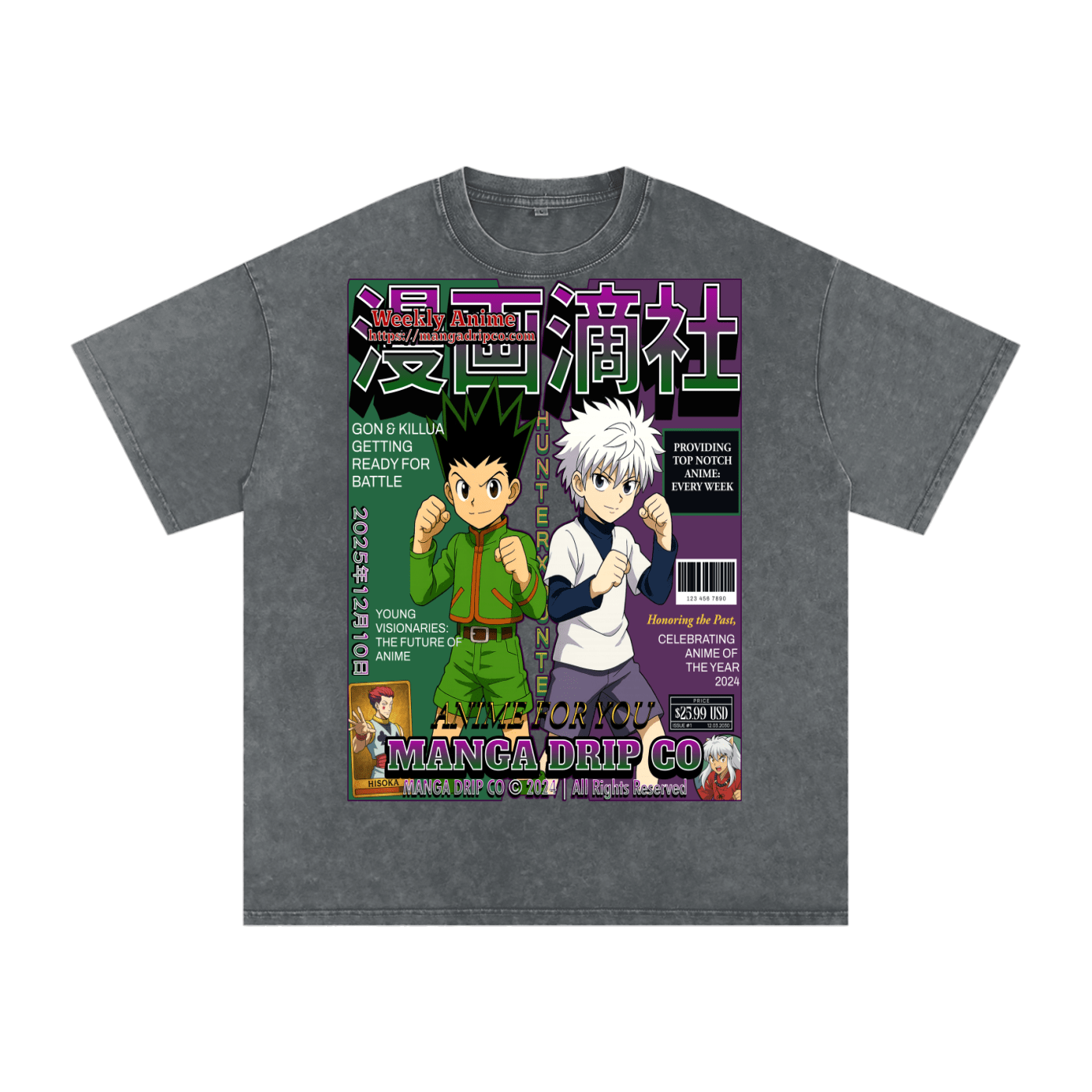 Hunter X Hunter Gon Killua Shirt - HxH Anime Merch Tee - Manga Drip Co.