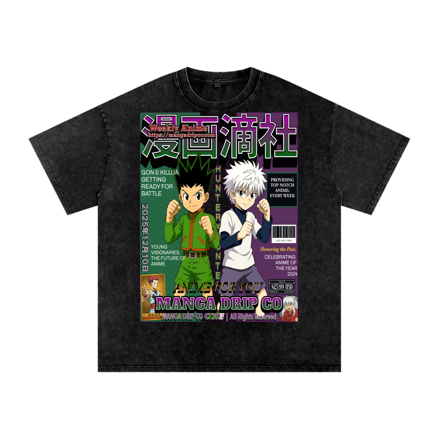 Hunter X Hunter Gon Killua Shirt - HxH Anime Merch Tee - Manga Drip Co.