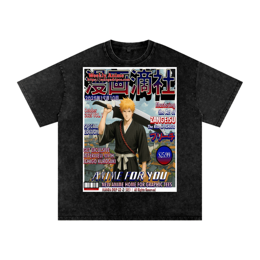 Ichigo Bleach Anime Shirt Soul Reaper Tee - Manga Drip Co.