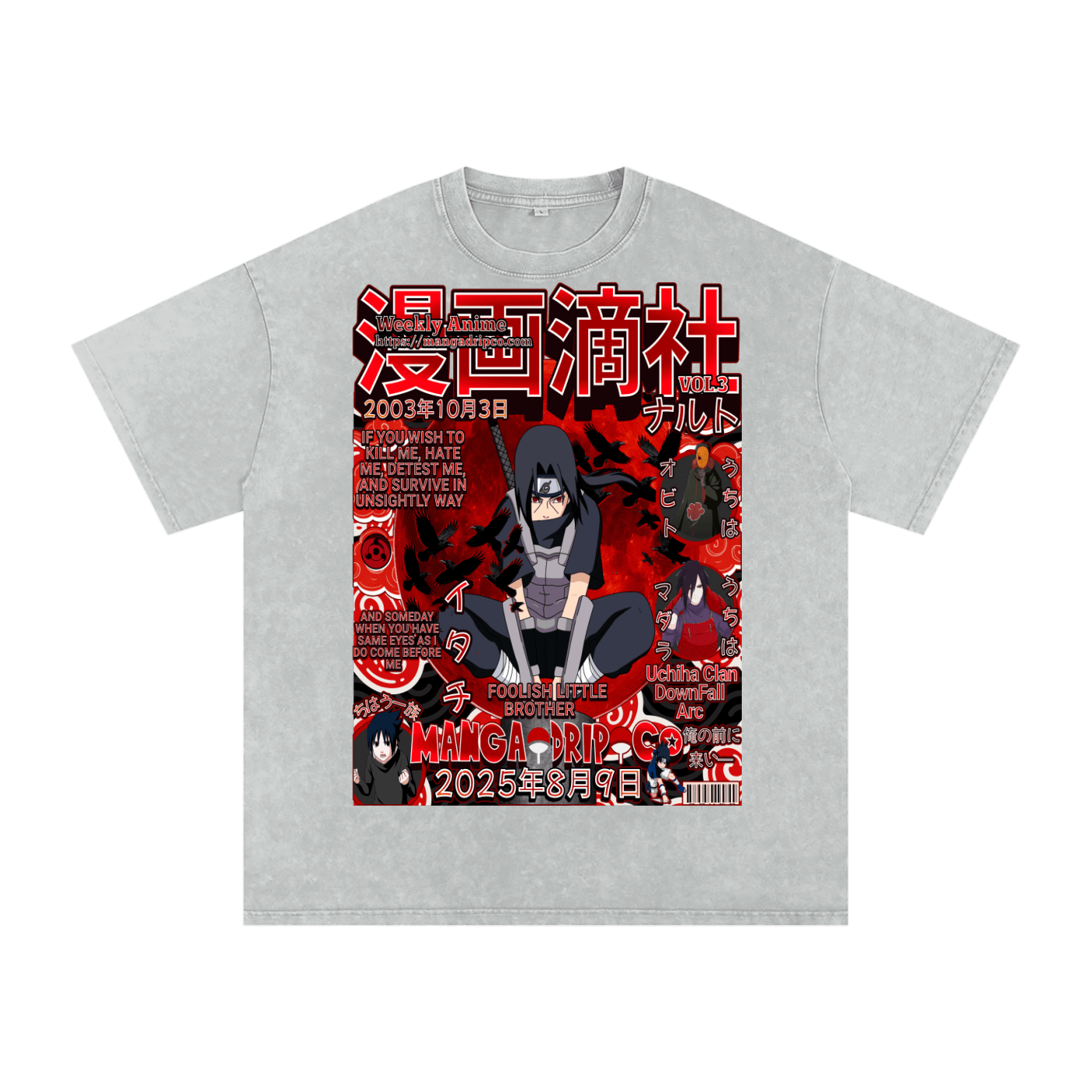 “Itachi Betrayal Naruto T-Shirt” - Manga Drip Co.