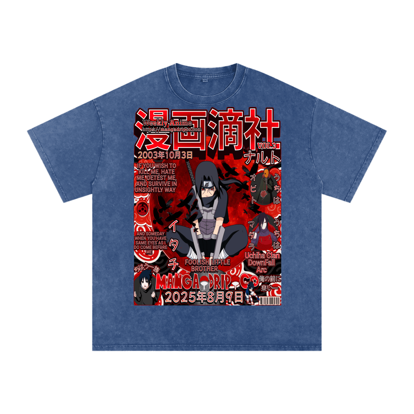 “Itachi Betrayal Naruto T-Shirt” - Manga Drip Co.