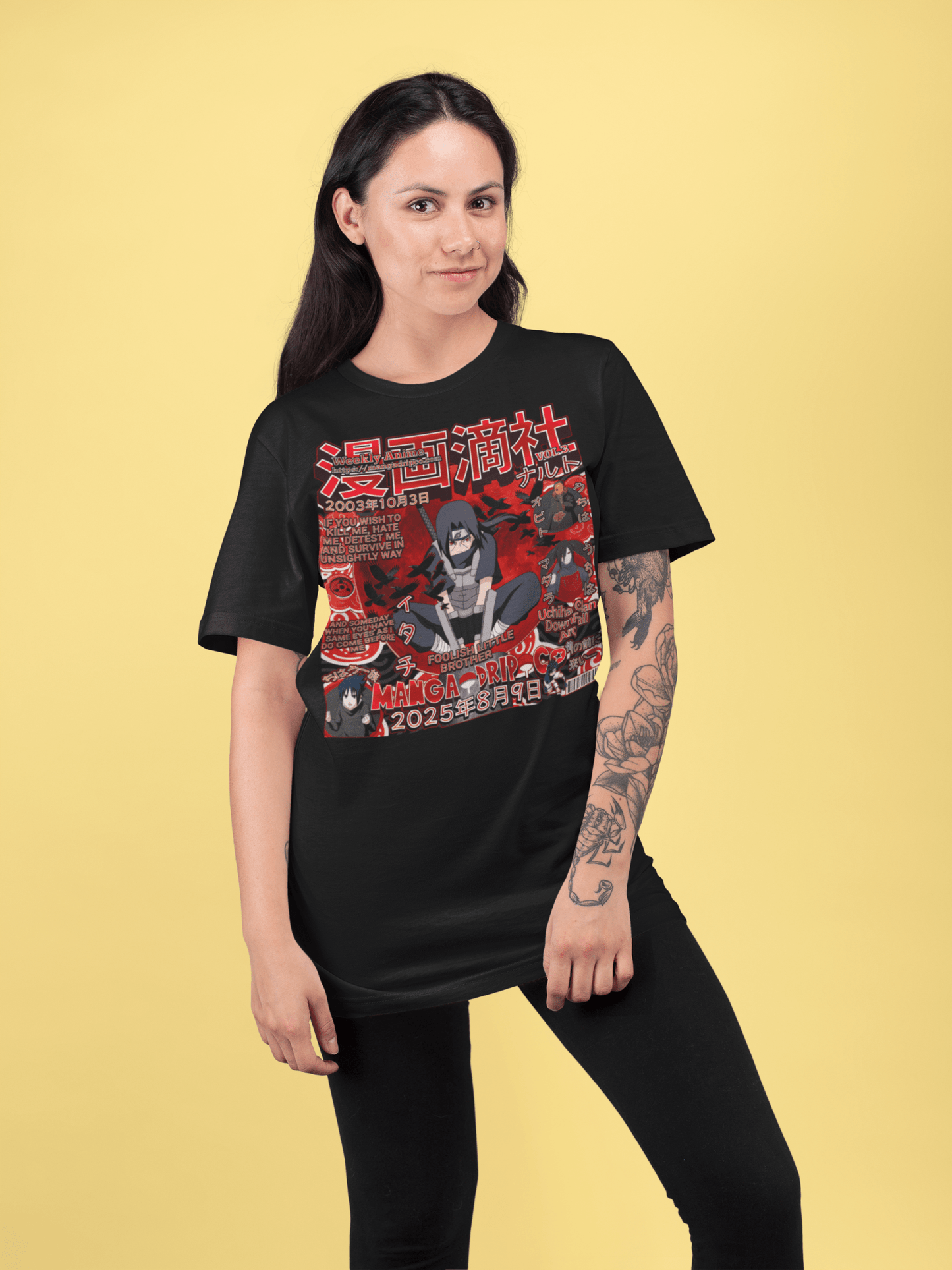 “Itachi Betrayal Naruto T-Shirt” - Manga Drip Co.