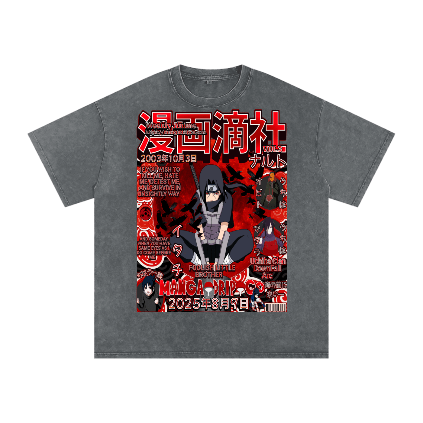 “Itachi Betrayal Naruto T-Shirt” - Manga Drip Co.