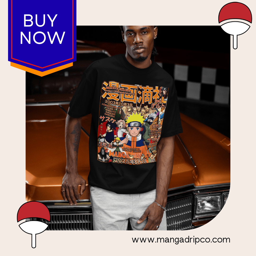Naruto Anime Clothing Collection | Ninja Streetwear & T-Shirts | Manga Drip Co - Manga Drip Co. 