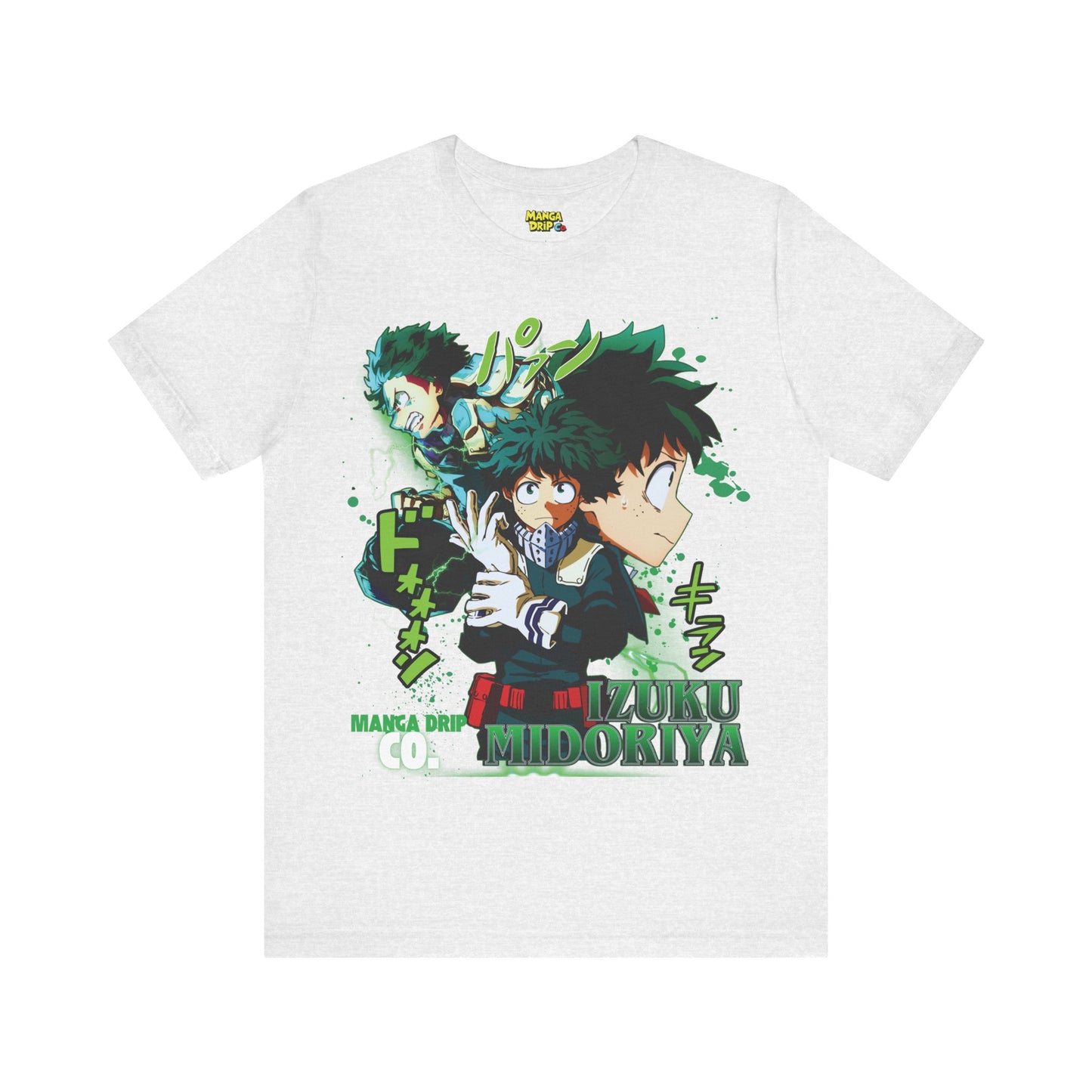 Unleash Your Inner Hero – Green Lightning Anime Prodigy Tee!