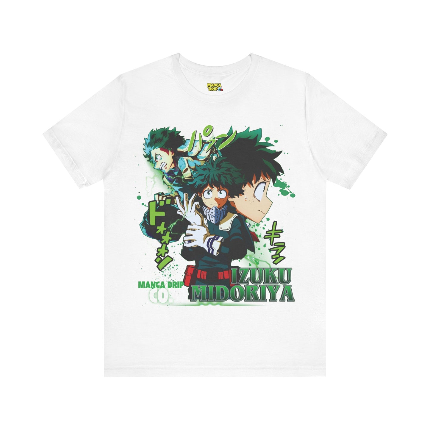 Unleash Your Inner Hero – Green Lightning Anime Prodigy Tee!