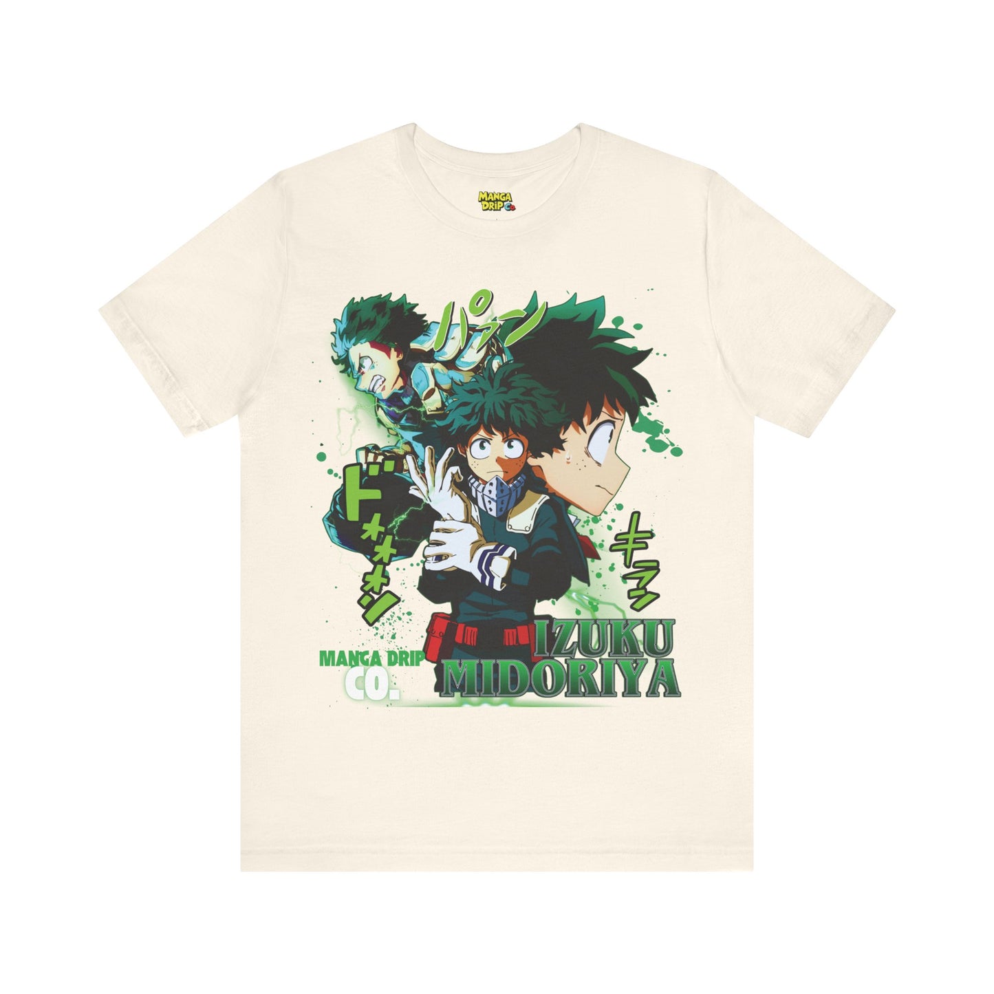 Unleash Your Inner Hero – Green Lightning Anime Prodigy Tee!