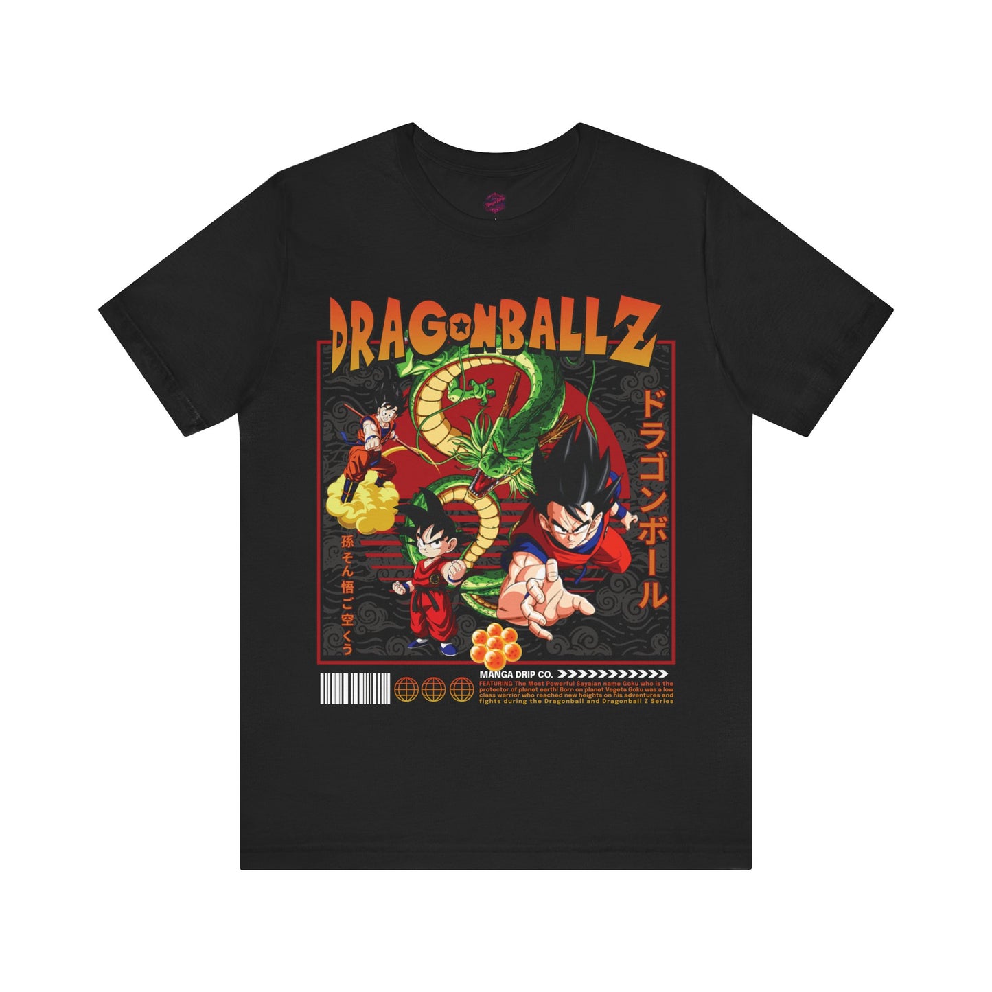 "Black Super Saiyan Goku Graphic Tee – Exclusive Dragon Ball Z Anime Apparel"