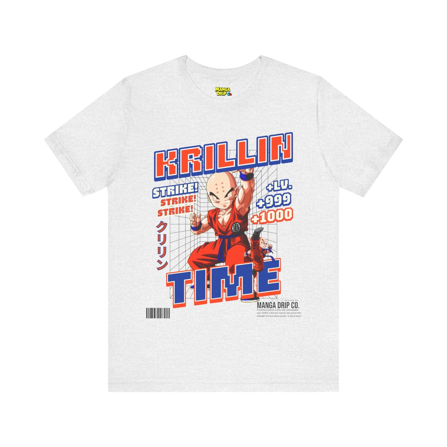 Ash Grey 90's martial artist warrior graphic tee!