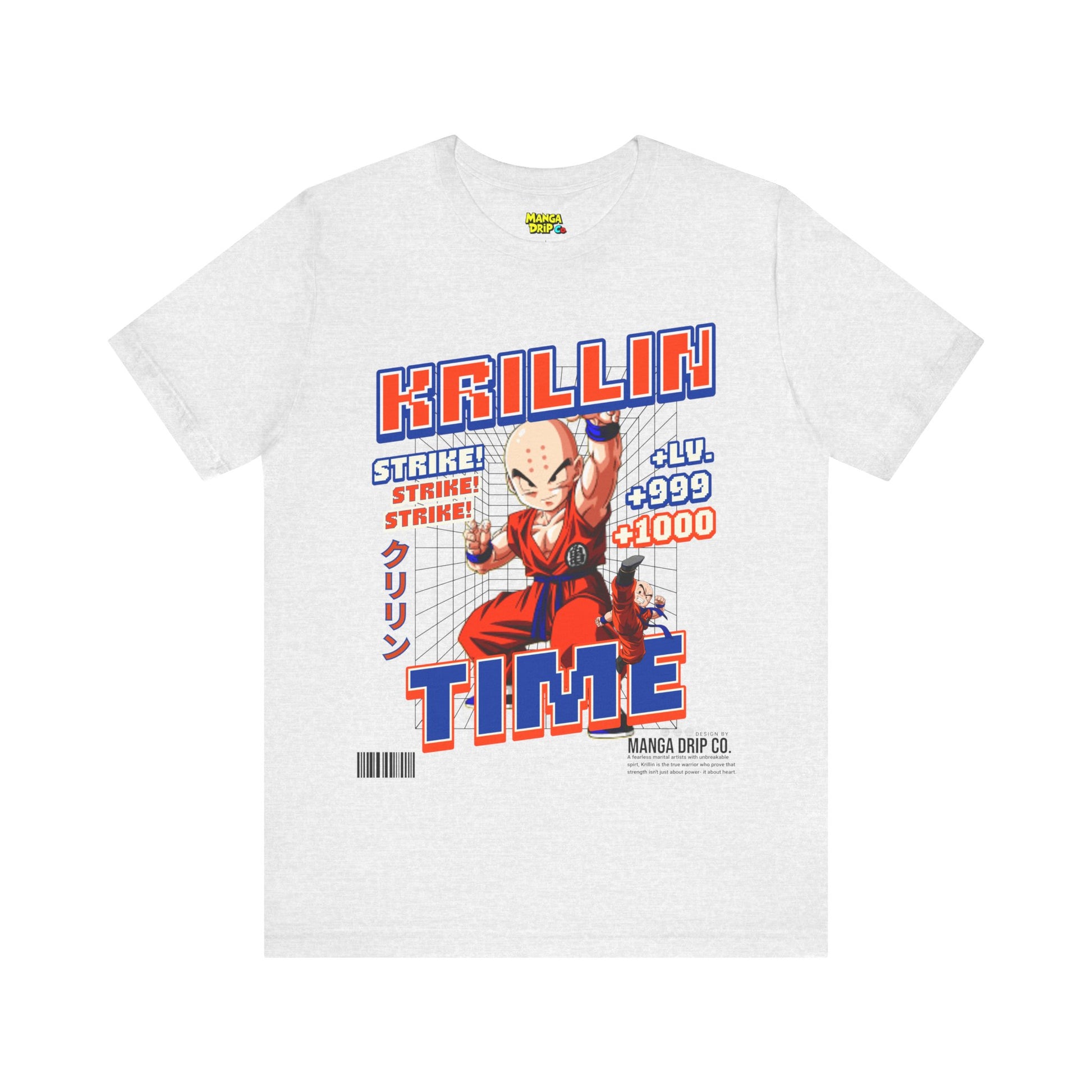 Ash Grey 90's martial artist warrior graphic tee!