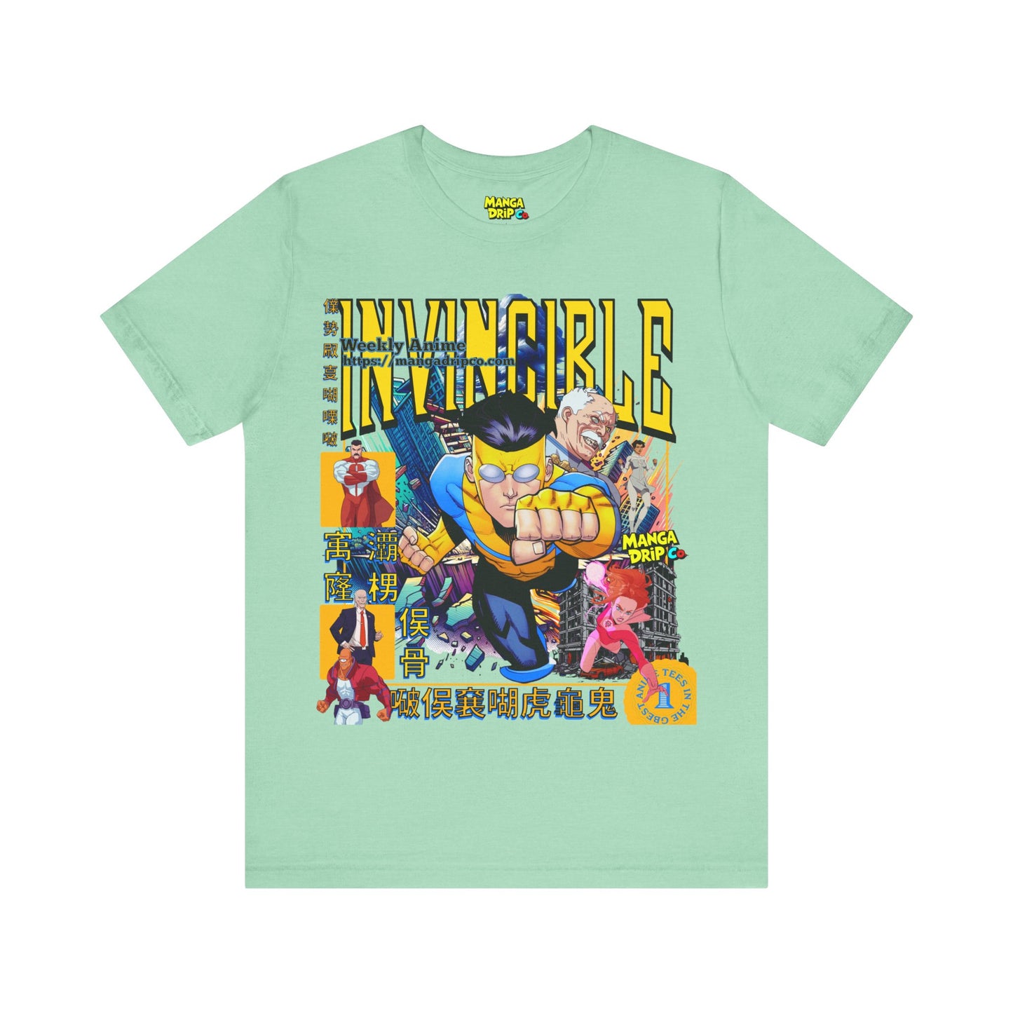 "[Invincible] Streetwear Tee- Manga Drip Co."