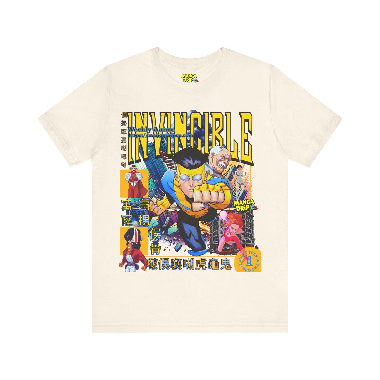 "[Invincible] Streetwear Tee- Manga Drip Co."