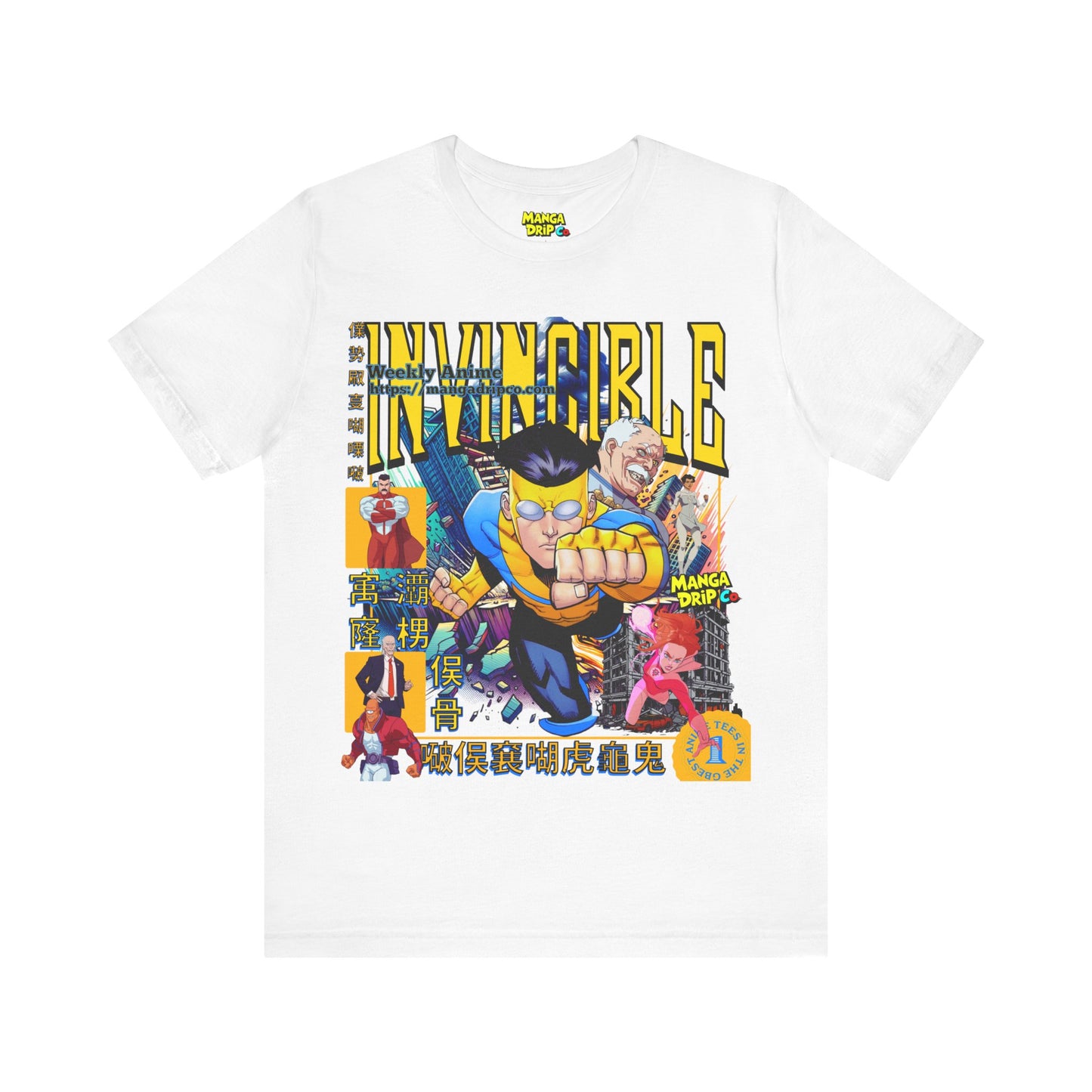 "[Invincible] Streetwear Tee- Manga Drip Co."