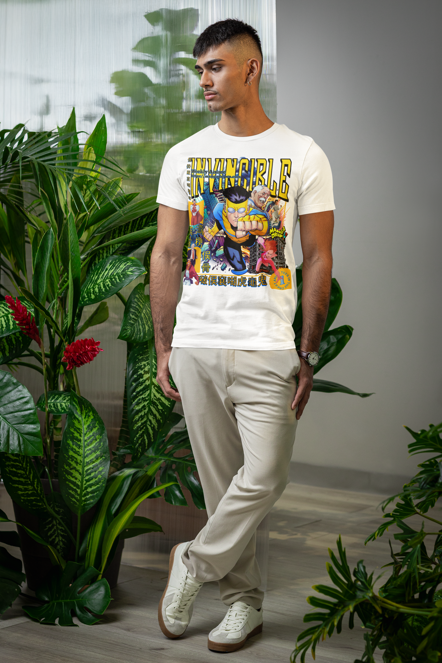 "[Invincible] Streetwear Tee- Manga Drip Co."