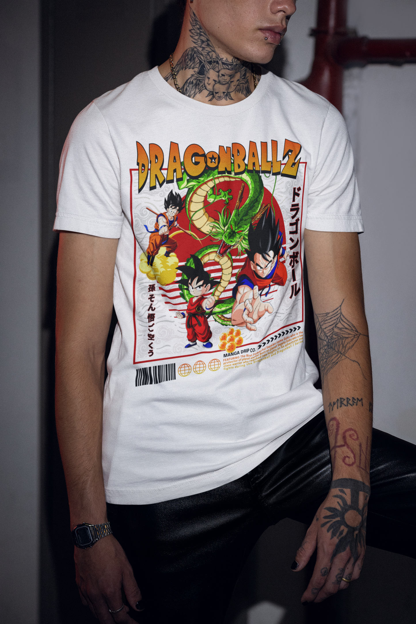 "Saiyan Warrior Anime Graphic Tee – Vintage Battle Streetwear Shirt"