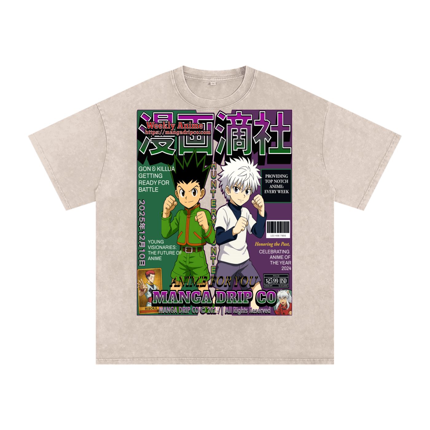 Hunter X Hunter Gon Killua Shirt - HxH Anime Merch Tee - Manga Drip Co.