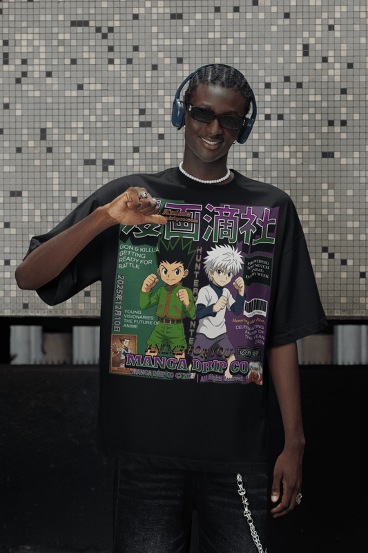Hunter X Hunter Gon Killua Shirt - HxH Anime Merch Tee - Manga Drip Co.