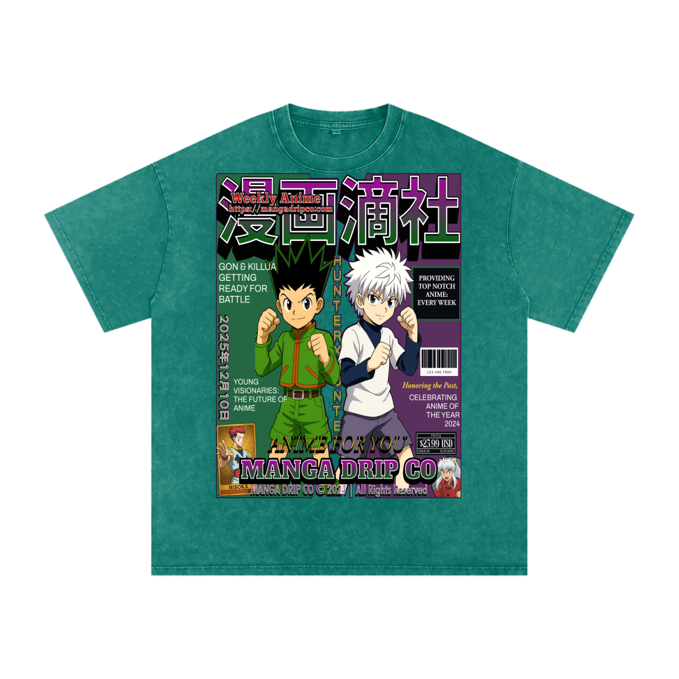Hunter X Hunter Gon Killua Shirt - HxH Anime Merch Tee - Manga Drip Co.