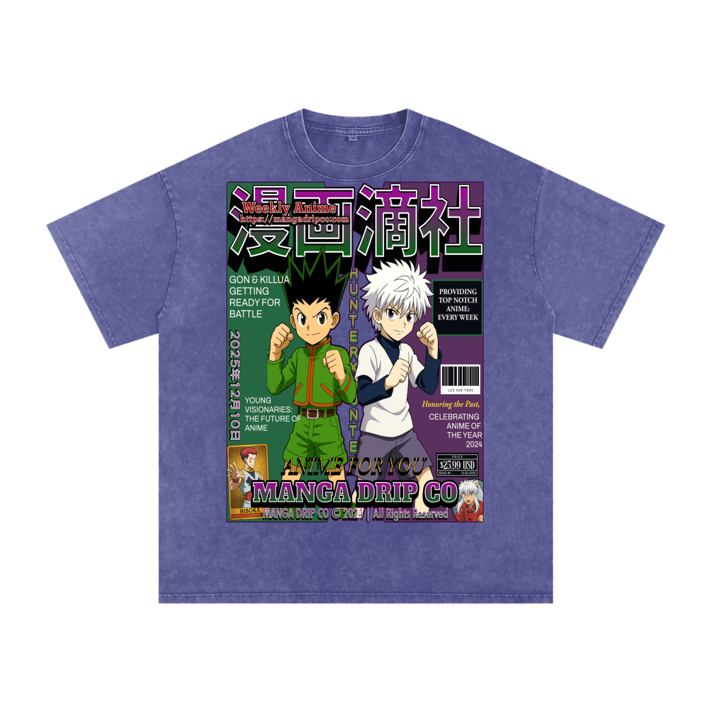Hunter X Hunter Gon Killua Shirt - HxH Anime Merch Tee - Manga Drip Co.