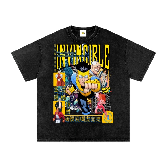 Invincible Hero Graphic Tee - Anime Streetwear | Manga Drip Co - Manga Drip Co.