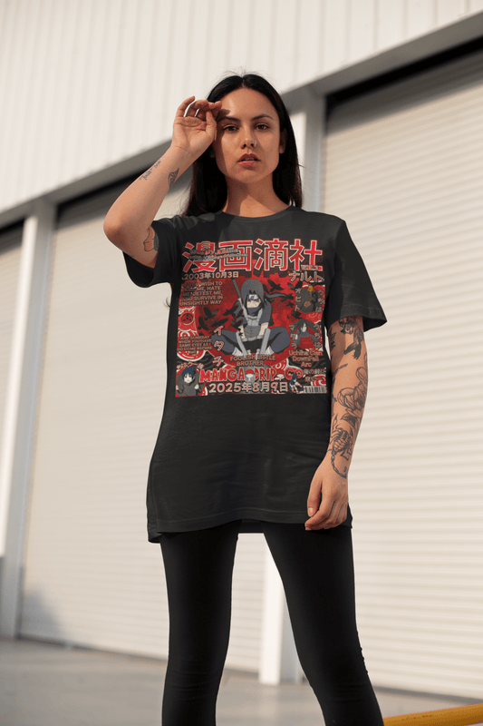 “Itachi Betrayal Naruto T-Shirt” - Manga Drip Co.