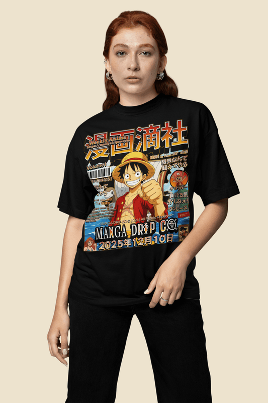 King of the Pirates Graphic Tee - One Piece Anime Streetwear - Manga Drip Co.