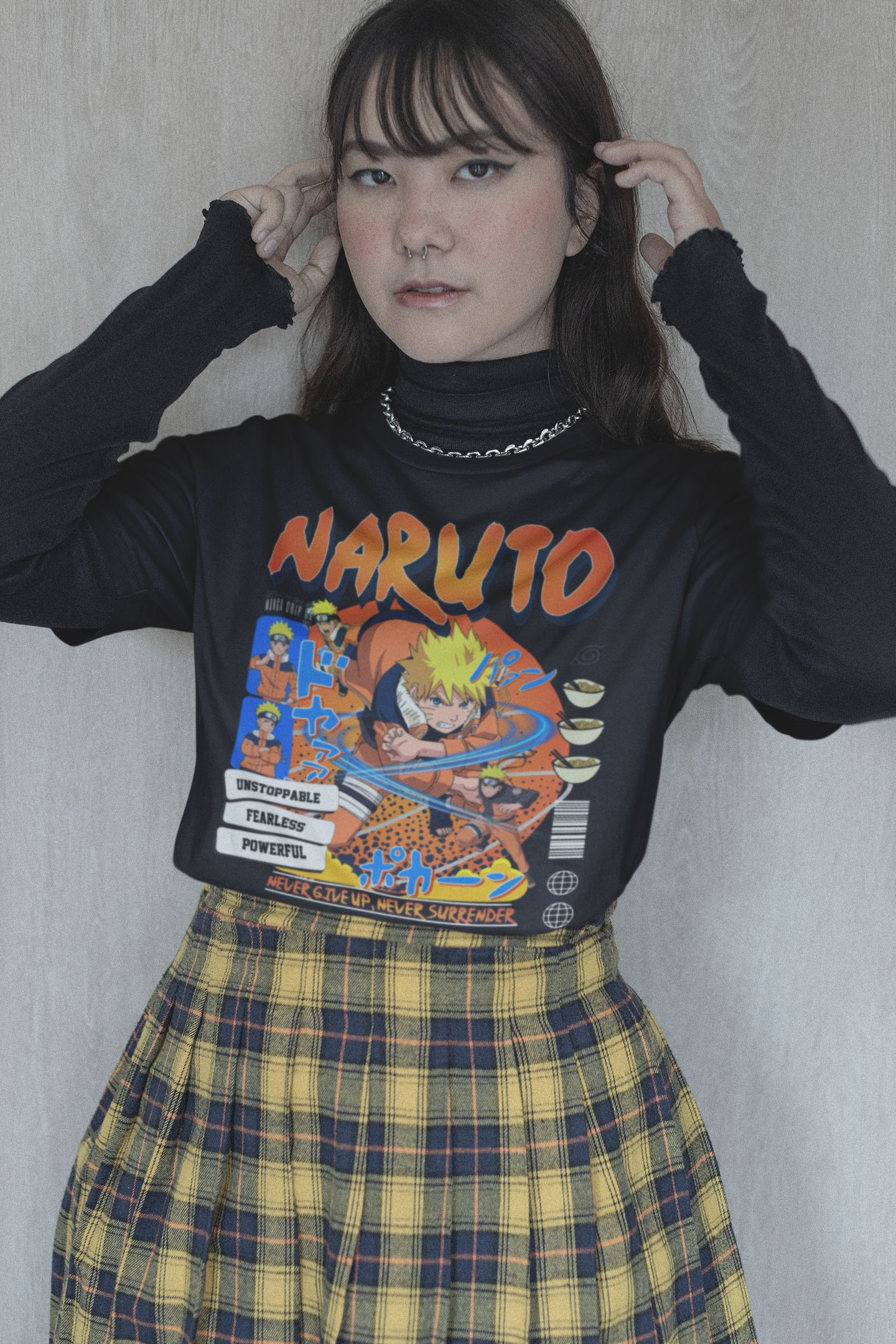 "Shinobi Warrior Ninja Tee – Anime Streetwear for True Fighters"