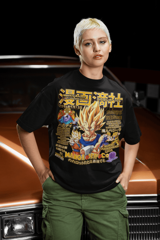 SSJ Vegeta "It's My Pride" Graphic Tee – Dragon Ball Z Anime Shirt | Goku vs Vegeta Rematch | Saiyan Prince Streetwear - Manga Drip Co.