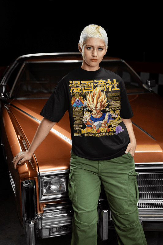 SSJ Vegeta "It's My Pride" Graphic Tee – Dragon Ball Z Anime Shirt | Goku vs Vegeta Rematch | Saiyan Prince Streetwear - Manga Drip Co.