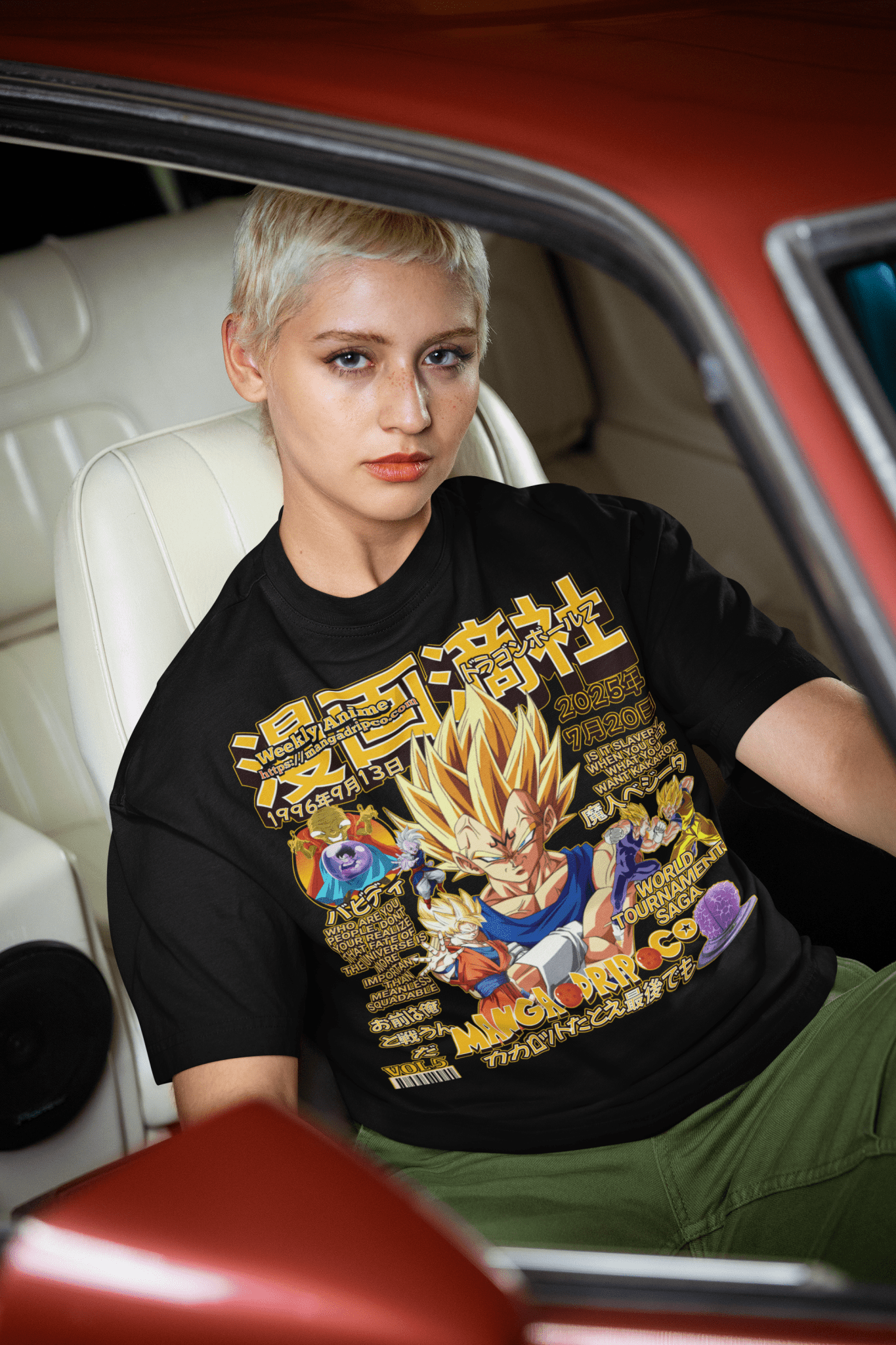 SSJ Vegeta "It's My Pride" Graphic Tee – Dragon Ball Z Anime Shirt | Goku vs Vegeta Rematch | Saiyan Prince Streetwear - Manga Drip Co.